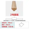 Tablero de Densidad Tira de Relleno Curva Plantilla de Forma de Revestimiento Curvo Madera Maciza Esquina Línea Curva Instalación Rápida Cuatro Puntos
