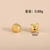 Banhado a Ouro 18K Cor Duradoura Contas Espaçadoras de Formato Irregular Contas de Pedra Acessórios Barrocos Joias de Pérola Artesanais DIY