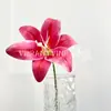 Único Lírio artificial flor de casamento decoração de casamento flor de seda pano artificial Estrada chumbo arranjo de flores decoração da sala de estar