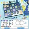 Regalo Día del Niño TikTok Caja Sorpresa Ciega Set de Pulsera DIY Hecha a Mano Educativa para Niños con Agujero de Cuentas Sorpresa Musical