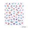Suministro transfronterizo de pegatinas para uñas en Internet Celebrity 3D tamaño retro mariposa pegatinas adhesivas para uñas pegatinas de colores para uñas