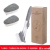 Novo pote de escova cabo longo escova de limpeza escova para lavar louça da cozinha esponja de tigela escova para lavar panelas com líquido escova de pote