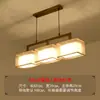Lámpara Rectangular Moderna Simple de Tres Cabezales para Comedor, Lámpara de Mesa para Salón de Té de Hotel, Bar, Candelabro Personalizado para Comedor, Salón de Té
