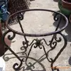 Subei Comercio Exterior Hierro Forjado Lana Embryo Mesa de Hierro Forja Mesa de Hierro Curvada Artesanía Metálica Forja Mesa de Hierro
