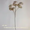 Simulação Flor de Ano Novo Flor Plástica Dourada Balde de Ano Novo Galhos Longos Palmeira Vermelha Hortênsia Palavra Fu Amor Flor de Ano Novo Atacado