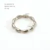 Anillo Cerrado Minimalista de Estilo Europeo y Americano, No se Desvanece, para Mujer, Hecho de Acero Inoxidable 316, Anillo de Moda y Versátil