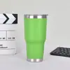 Nova caneca térmica de aço inoxidável 304 portátil fria dupla com gelo grande capacidade a vácuo 30oz copo de carro