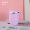 Taza de Agua de Acero Inoxidable 304 de Doble Capa Aislada Transfronteriza para Niños y Estudiantes con Tapa, Anticaídas, Taza Térmica, Taza de Leche