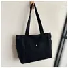 Bolsas de lona para atacado transfronteiriço para mulheres, bolsas de ombro versáteis com grande capacidade, adequadas para carregar livros, uso estudantil, deslocamento e como uma bolsa de lona para iniciantes