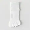 Calcetines de cinco dedos para mujer, finos de verano, antibacterianos, desodorantes, de malla, calcetines cortos de algodón puro, transpirables, de media pantorrilla, calcetines de dedos para mujer, calcetines de dedos divididos