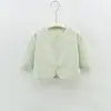 Cárdigan de Algodón Puro Sin Costuras Clase A para Bebé, Top Versátil de Manga Larga para Primavera y Otoño de Recién Nacido, Abrigo Anti-Frío para el Hogar y el Exterior para Bebé