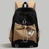 Mochila para Mulheres 2026 Novo Estilo Mochila Escolar Simples para Alunos do Ensino Fundamental II e Médio Mochila de Viagem Leve de Grande Capacidade Bolsa para Computador