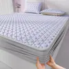 Categoría a Grado Materno e Infantil Set de Tres Piezas de Colchoneta de Látex de Seda de Hielo Verano Sábana Ajustable Dormitorio Estudiante Colchoneta Acondicionada Transpirable