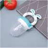 Bolsa para morder frutas y verduras para bebé tipo push herramienta para suplemento alimenticio para comer fruta para bebé mordedor bolsa de malla de silicona leche calmante