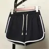 Pantalones cortos deportivos de verano de tres puntos para yoga, adelgazantes, holgados, para mujer, pantalones cortos de pijama, para estudiantes, correr, niñas y mujeres.