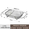Estante escurridor plegable para fregadero de cocina, organizador de fregadero de acero inoxidable, escurreplatos para tazones, palillos, platos y vajilla