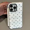 Funda de lunares con textura de nube adecuada para el teléfono Apple 18 Pro Max funda para iPhone 17 Pro simple 16 coreana 15 Pro dura
