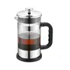 Prensa Francesa de Vidro Espesso Resistente ao Calor Filtro de Aço Inoxidável Cafeteira Doméstica Filtro Prensa Cafeteira Manual Pour-Over Filtro