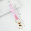 Llavero Suave de PVC Personalizado Correa de Muñeca Cuerda de Cuero de Silicona Accesorios para Muñeca Juguete Colgante de Regalo Pequeño