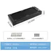 Radiador de Refrigeración por Agua de Aluminio Puro de 80 Filas y 160 Filas Caja Itx Motor Mini Radiador de Refrigeración para Motocicleta Eléctrica Disipador de Calor DIY para Computadora