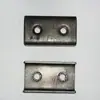 Peça de Fixação Conector Interno Tubo Quadrado Sem Solda Fivela de Fixação Embutida em Forma de U Acessórios 1520X25X30X40X50X60