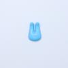 Pintura acrílica brillante aceite lindo dientes de conejo hecho a mano DIY material de accesorios pasador para el pelo cuerda para la cabeza carcasa de teléfono móvil parche
