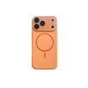 Funda Magnética Fina de Color Sólido Simple Adecuada para Funda de Teléfono Apple 17 Pro Max iPhone 16 Ventana Grande 15/14/13