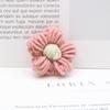 Estilo coreano DIY flor de lana de leche accesorios para el cabello accesorios para la ropa joyería DIY colgante para bolsa