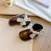 Botines con Lazo para Niñas de 3 a 8 Años, Botas Dulces de Princesa para Otoño e Invierno, Suela Suave Antideslizante para Niñas