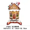 Globo de Animal con Base de Pie Grande de Navidad Transfronterizo, Papá Noel, Hombre de Jengibre, Decoración de Globo para Fiesta Navideña