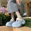 Zapatos Croc Lidani 2025 Nuevas Zapatillas de Playa Antideslizantes de Suela Gruesa Baotou para Mujer Verano Zapatos de Exterior