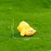 Figuritas de patitos blancos, pequeñas y lindas, para microjardinería, decoraciones DIY, accesorios para coches, escritorios y pequeñas exhibiciones de mesa.