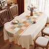 Mantel estilo americano, nuevo diseño 2026, mantel ovalado de PVC impermeable y resistente al aceite, cubierta de mesa y protector de tablero de mesa