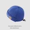 Gorra de piso de estilo coreano de primavera y otoño con letras de oso para niño, delgada, a juego, para bebé, para viajar, personalizada, para niños, de melón, para primavera
