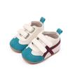 Zapatos de Entrenamiento Nuevos para Bebé de Primavera y Otoño, Zapatillas de Bebé Antideslizantes con Suela de Goma Suave, Zapatos Infantiles Casuales con Rayas Cruzadas de Moda