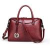 Bolsos nuevos 2020, bolso de mujer de gran capacidad con estampado de cocodrilo, bolso de hombro de mujer con relieve de moda, bolso de mano combinable