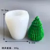 Nuevo Set de Regalo de Velas Aromáticas de Árbol de Navidad de Origami Navideño, Decoración Creativa para el Hogar, Accesorios para Fotografía
