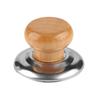 J6DA Alça Universal para Tampa de Panela Tampa Superior Doméstica Anti-Queimadura Ponto Superior Acessórios de Alça para Tampa de Panela a Vapor Wok Suportável