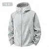 [Funcional para Exteriores~Cortavientos y Cálida + Corte 3D a Medida] Chaqueta Softshell Resistente al Agua para Hombre para Otoño e Invierno, Estilo Moderno