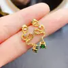 Venta al por mayor de fábrica Pendientes Populares de Diopsido Natural con Incrustaciones de Plata S925 Piedra Principal 4*5 Joyería de Lujo Venta Directa de Fábrica