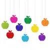 Decoración para Fiesta de Bienvenida de Nueva Temporada Escolar Decoración Colgante Decoración de Atmósfera de Temporada Escolar Manzana Colgante Decoración de Salón de Clases