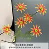 Layout de Cena de Flor de Simulação Crisântemo Margarida Mai Xiang Mona Garden Mori Casamento Casamento Flor Falsa Arranjo de Flores de Estrada