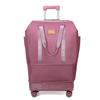 Maleta de Ruedas Moderna con Ruedas Desmontables, Plegable, Ampliable, Adecuada para Equipaje de Mano, Viajes de Negocios y Almacenamiento de Maternidad