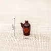 Serie de miniaturas de paisaje creativas y simuladas de jarra de vino y tetera, accesorios de decoración para paisajismo DIY, figuras en miniatura