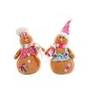 Muñeco de Jengibre Navideño Lindo Americano Tela Dibujos Animados Muñeco de Nieve Decoración Adornos Muñeco Decoración Árbol de Navidad
