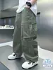 Pantalones Cargo Casuales Finos de Moda de Verano 2025 para Niños Mayores, Pantalones Ligeros y Transpirables