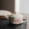 Juego de Té de Horno Huangru Tetera Olla Individual Olla para Preparar Té de Mujeres Hogar Simple Portátil Oficina Recepción Cafetera de Té