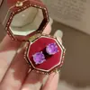 Pendientes de Zirconia Azul Paraiba con Corte de Fuegos Artificiales Coloridos Pendientes de Diamante Púrpura Rosa Rojo de Alto Carbono Pendientes Azul Klein