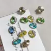Huevo de Paloma Montículo Diamante Arte de Uñas Joyería Super Brillante Ovalado Colorido Montículo Diamante Cristal Diamante Bola Huazi Arte de Uñas Montículo Diamante Bola de Diamante