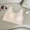 Ropa interior deportiva sin costuras para mujer, inalámbrico, para pecho pequeño, push up, verano, fina, espalda bonita, sujetador, top tubo, camiseta sin mangas, niña